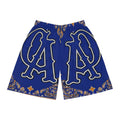 Basketball Shorts — Blue Bandana CA Logo ‘Wear Your Sound’ (AOP)