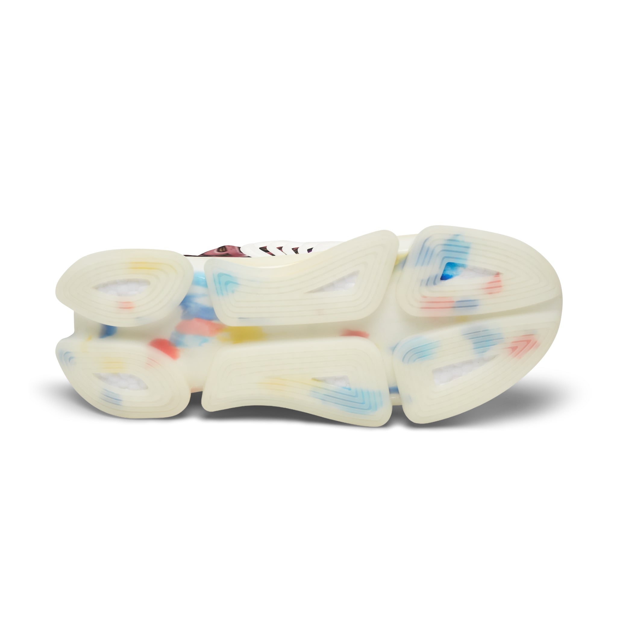Women's Mesh Sneakers — Colorful Graffiti Print Athletic Shoes