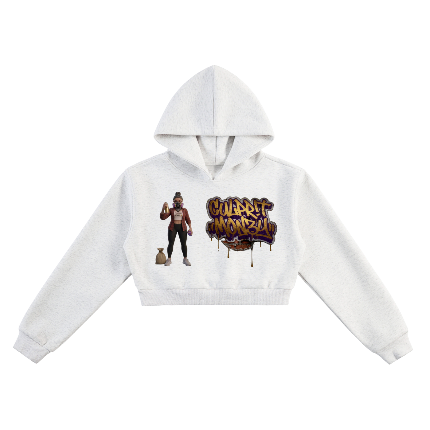 Essential Cropped Hoodie