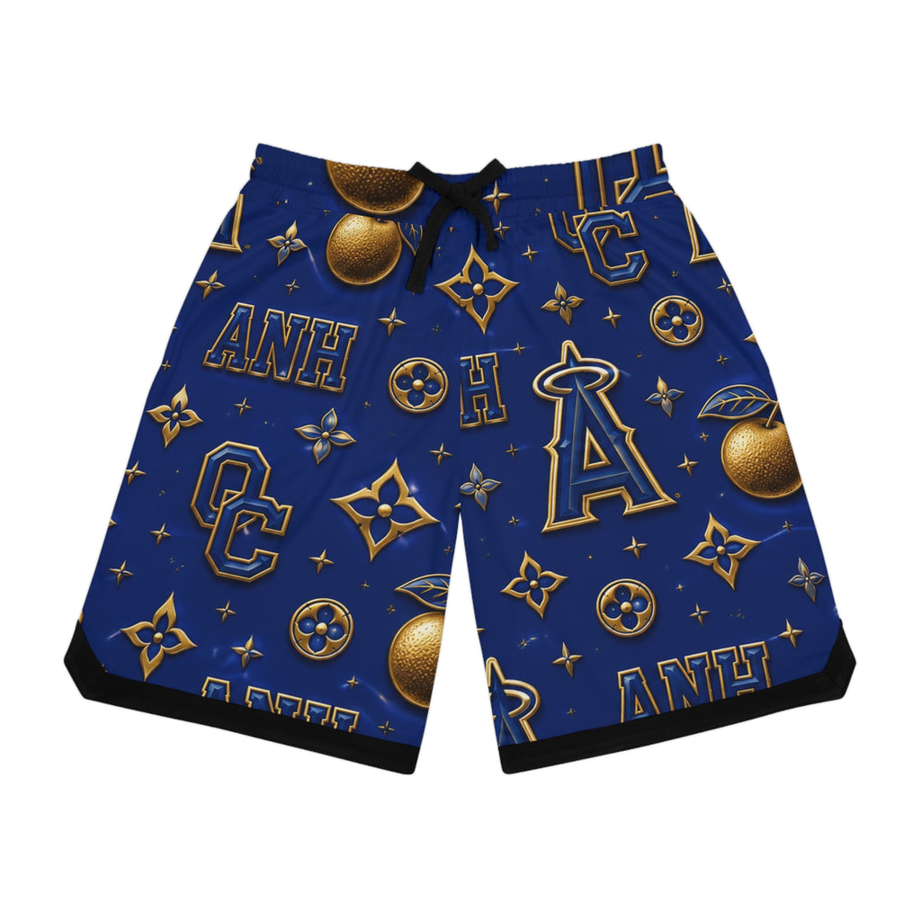 LAX Bandana Print Basketball Shorts