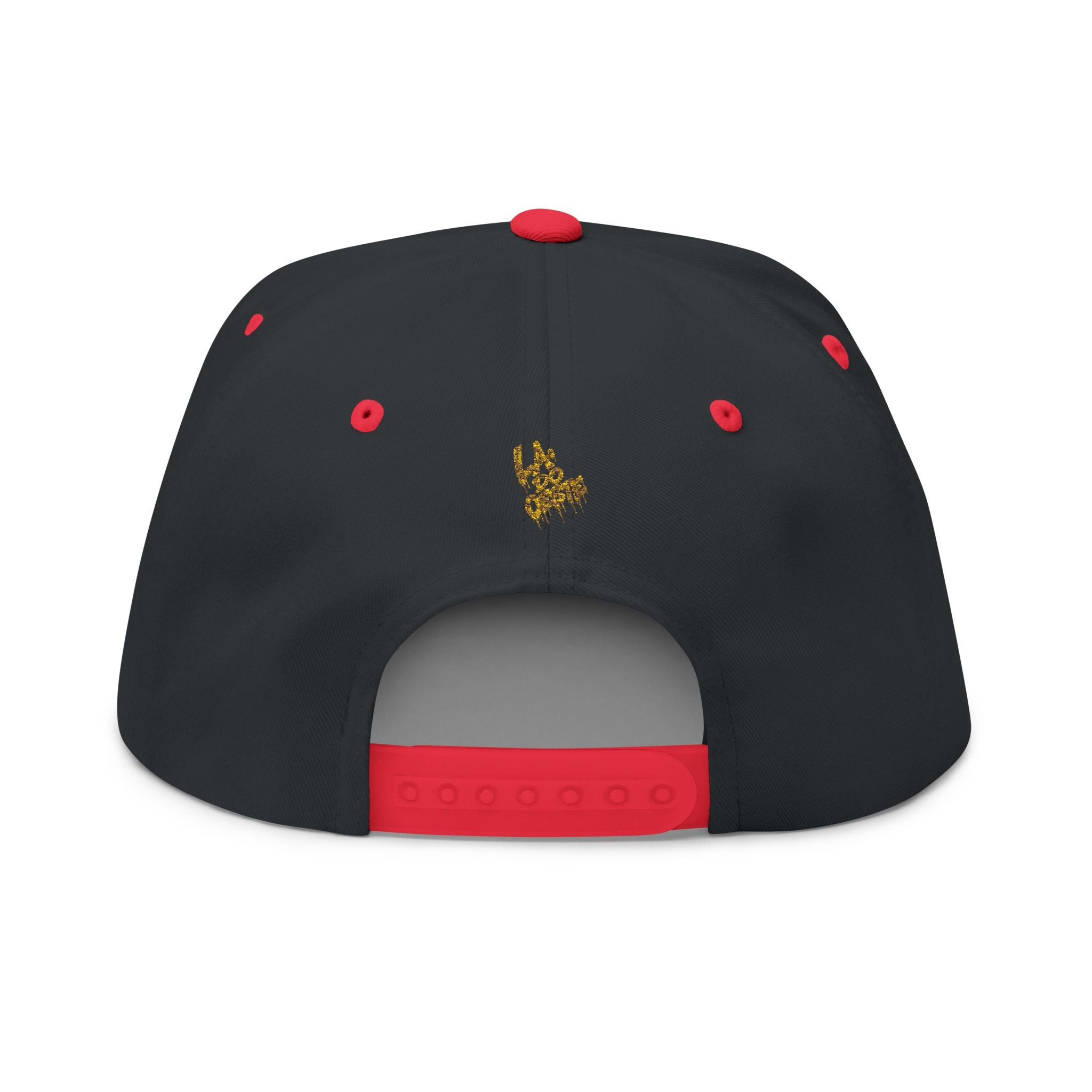 Royal Graffiti Flat Bill Cap — Embroidered CMR Crown Logo