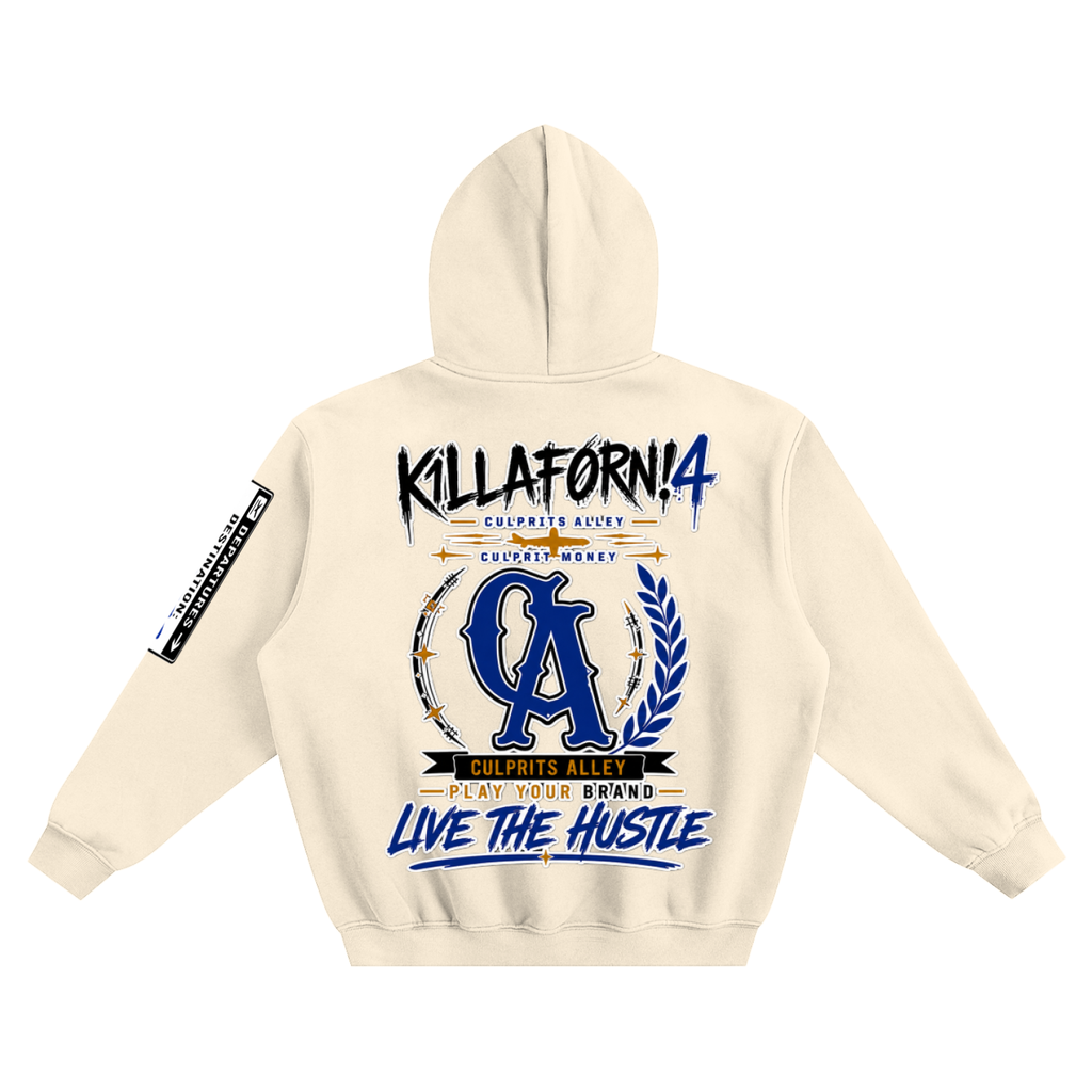 Fleeced Boxy Hoodie