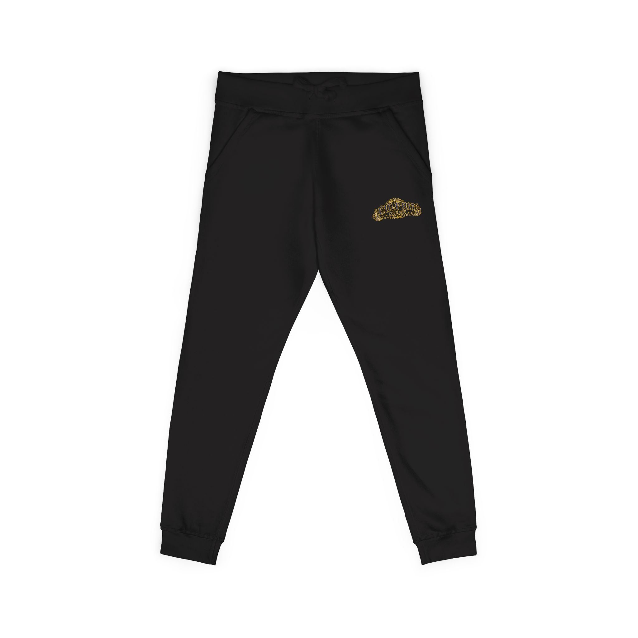 Embroidered 'California' Floral Sweatpants — Cozy Fleece Joggers