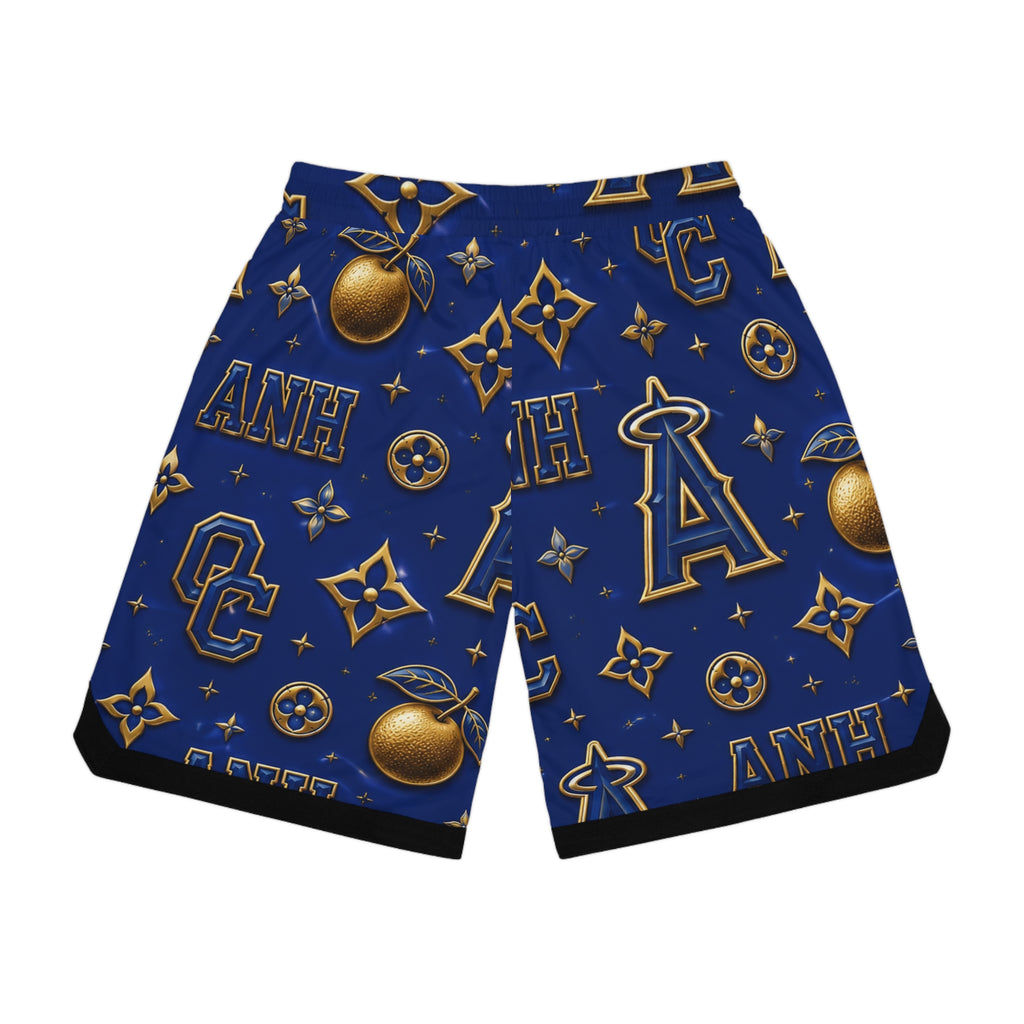 LAX Bandana Print Basketball Shorts