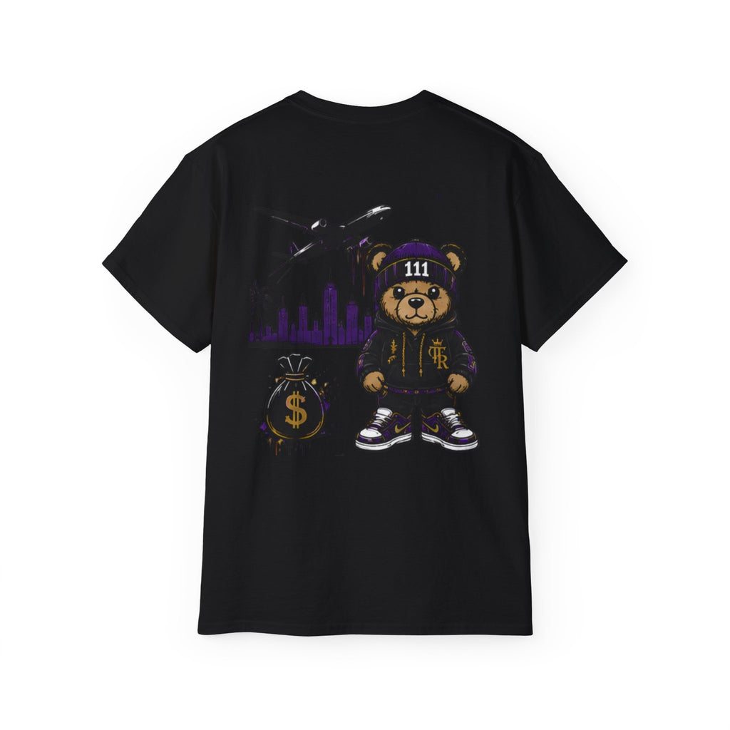 Hustle Bear Tee — 'No Sleep, All Hustle' LA Streetwear T-Shirt