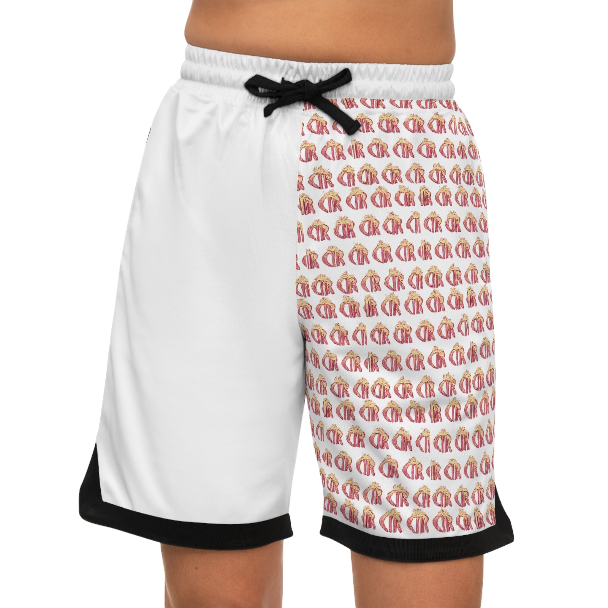 Live the Hustle Basketball Shorts — West LA Palm Logo AOP