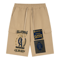 Unisex Drawstring Cargo Shorts