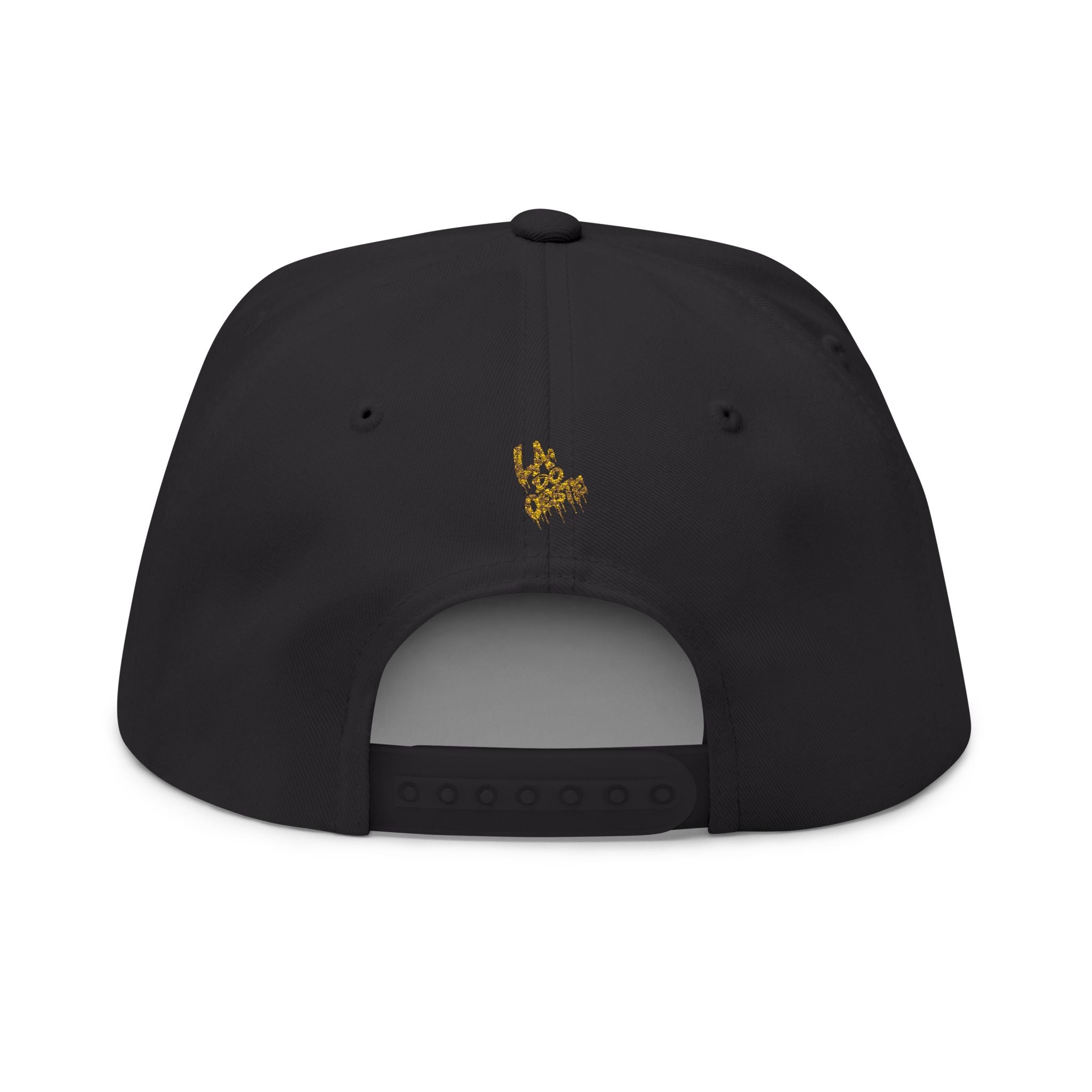 Royal Graffiti Flat Bill Cap — Embroidered CMR Crown Logo
