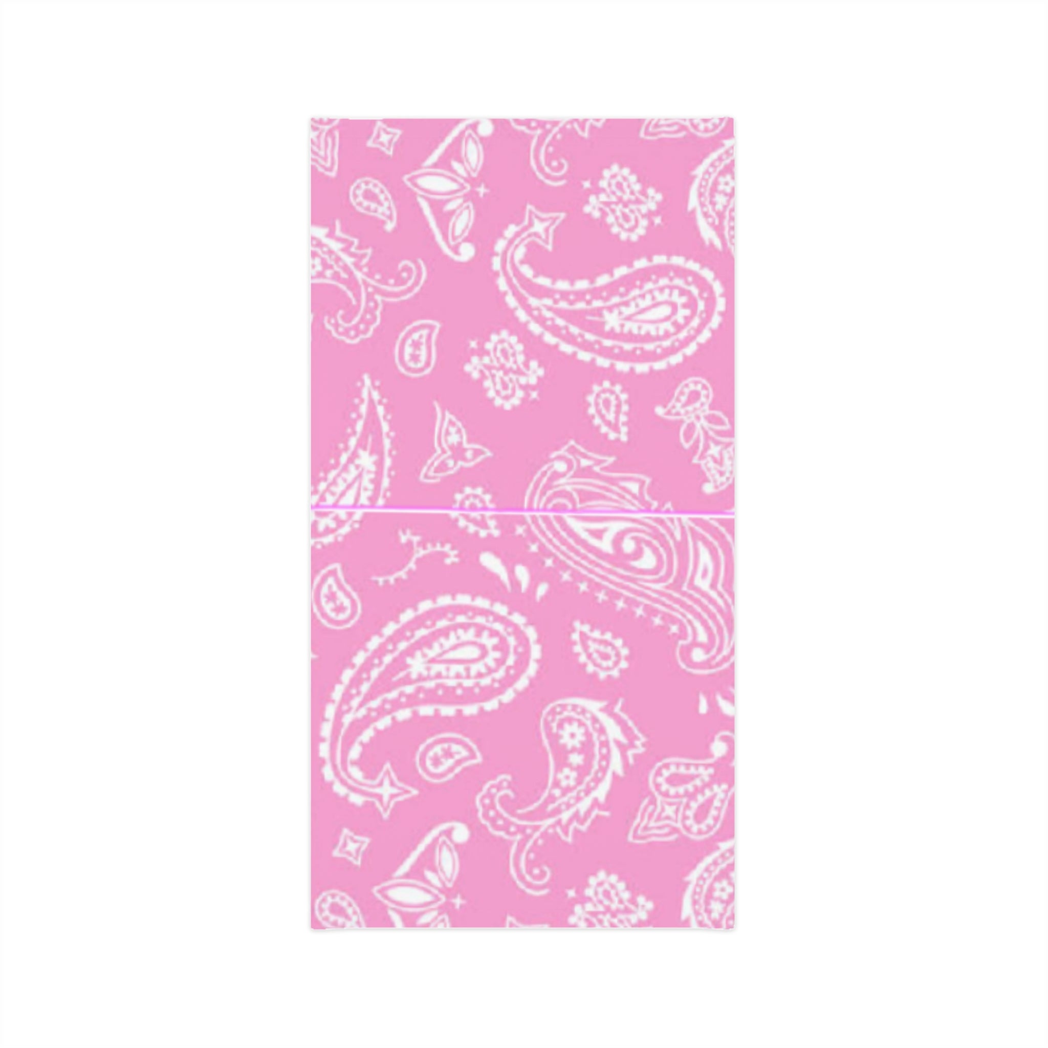 Pink Paisley Neck Gaiter – Lightweight Bandana Face Cover