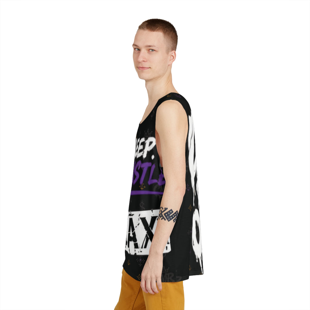 La Do Oeste Graffiti Tank Top — All-Over Print Streetwear for Men