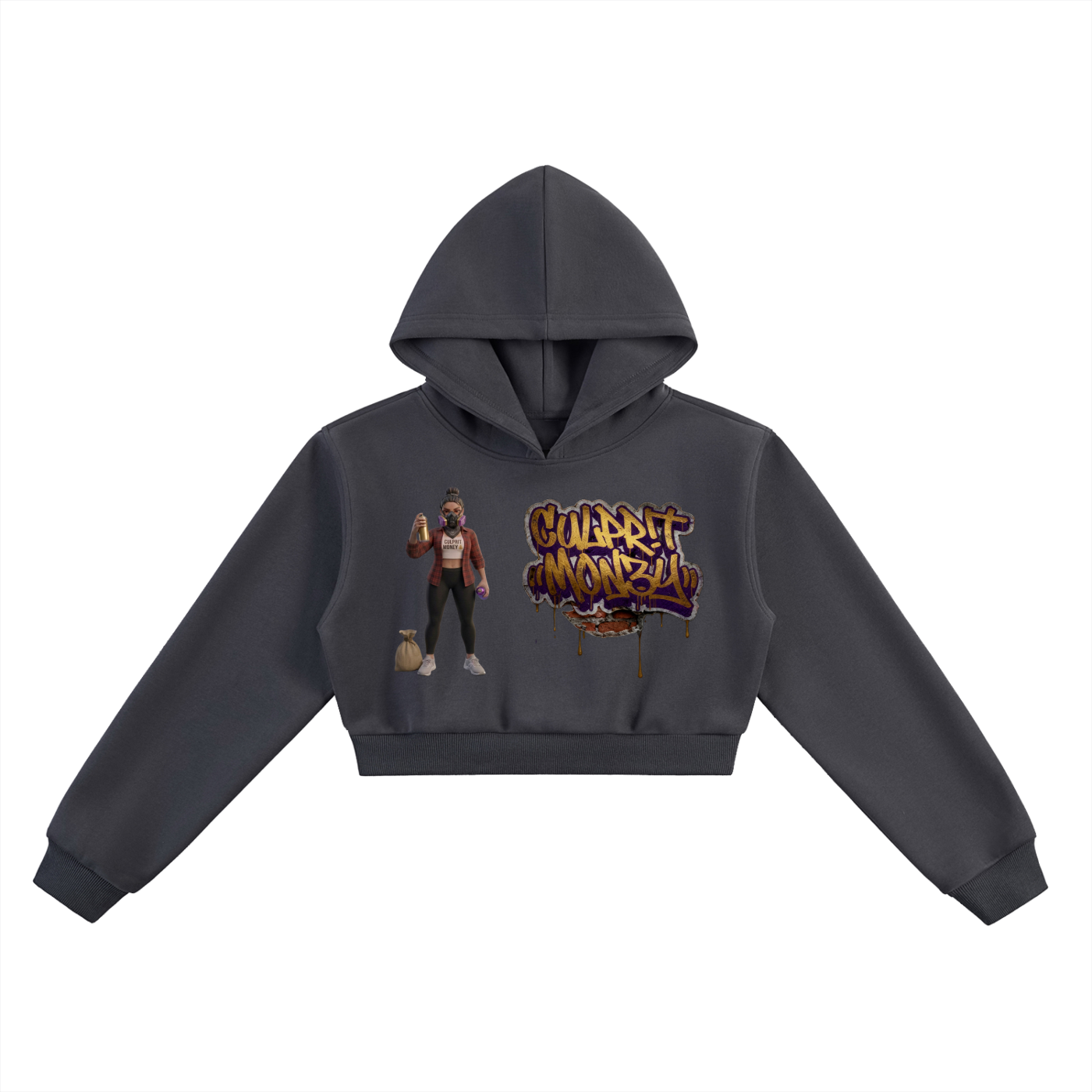 Essential Cropped Hoodie