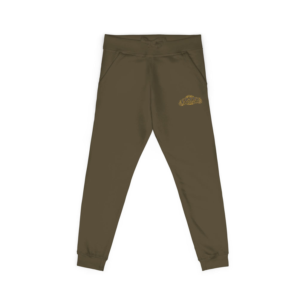 Embroidered 'California' Floral Sweatpants — Cozy Fleece Joggers