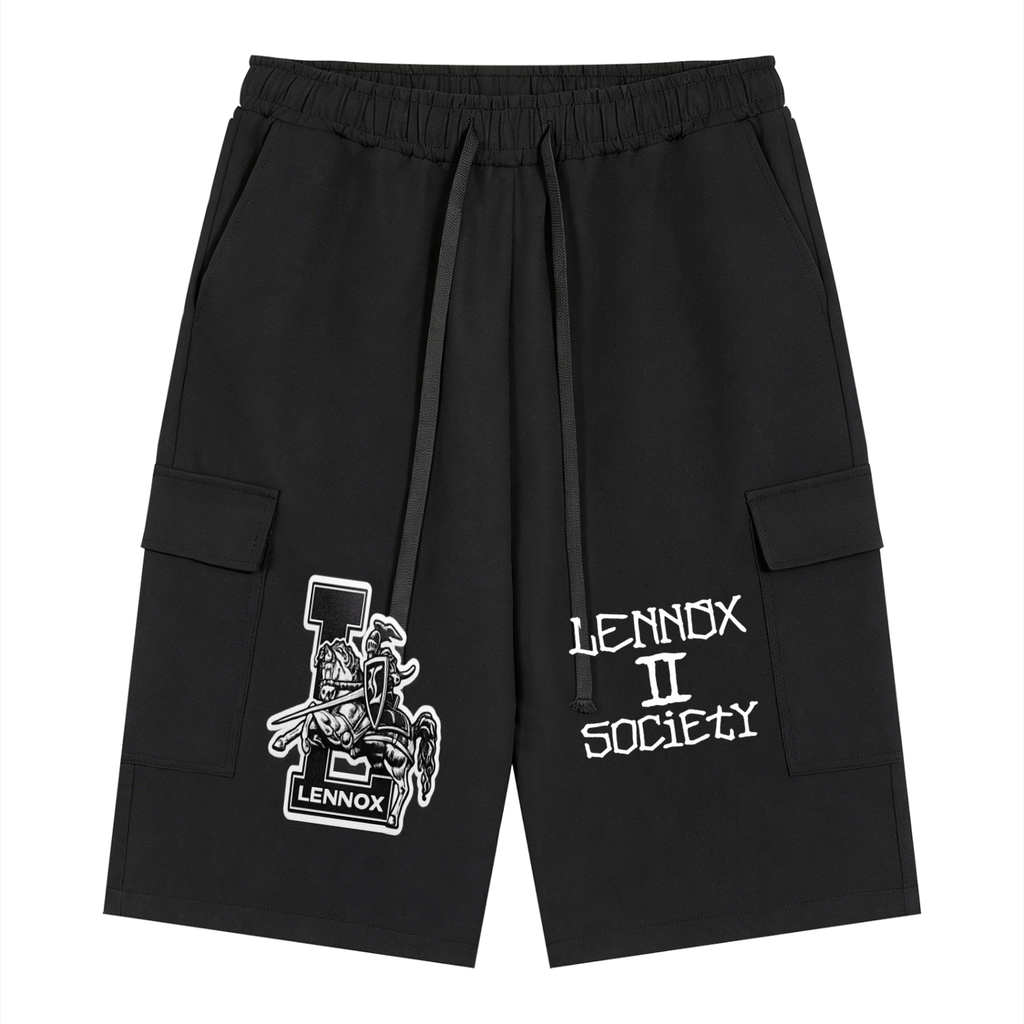 Unisex Drawstring Cargo Shorts