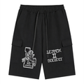 Unisex Drawstring Cargo Shorts
