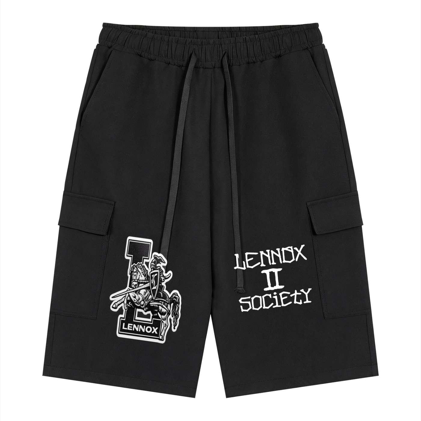 Unisex Drawstring Cargo Shorts