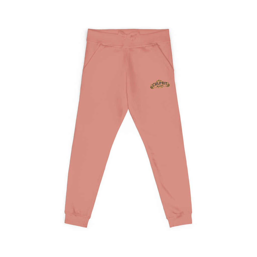 Embroidered 'California' Floral Sweatpants — Cozy Fleece Joggers