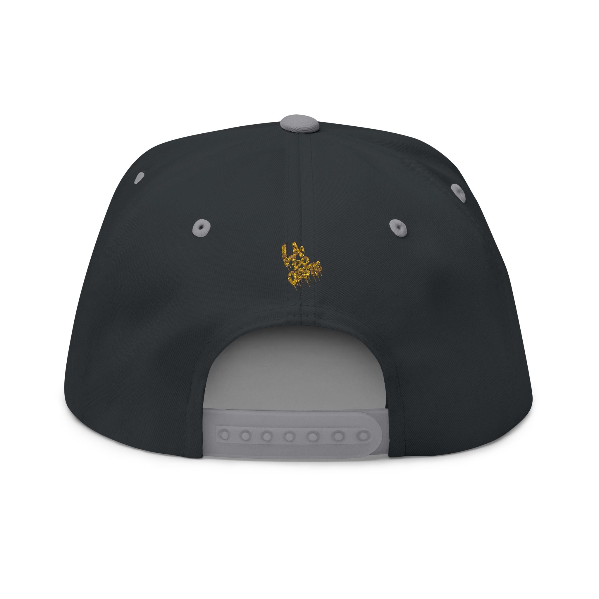 Royal Graffiti Flat Bill Cap — Embroidered CMR Crown Logo