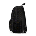 Monogram Noir Pattern Backpack — Black Luxe Floral & Anchor Print