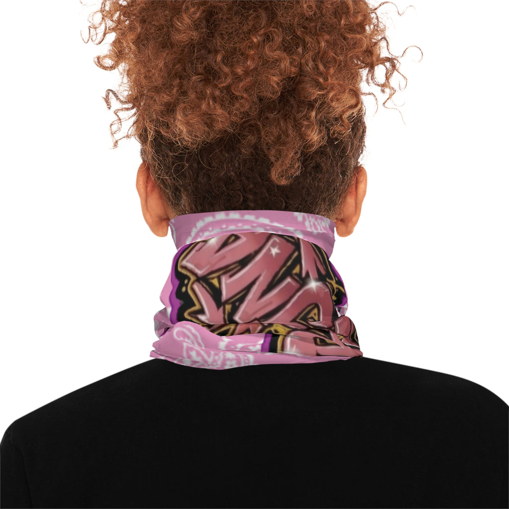 Pink Paisley Rapstreet Neck Gaiter — Urban Graffiti Face Covering