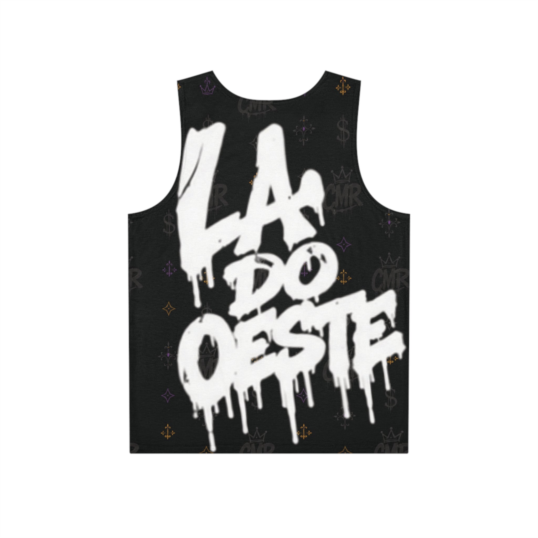 La Do Oeste Graffiti Tank Top — All-Over Print Streetwear for Men