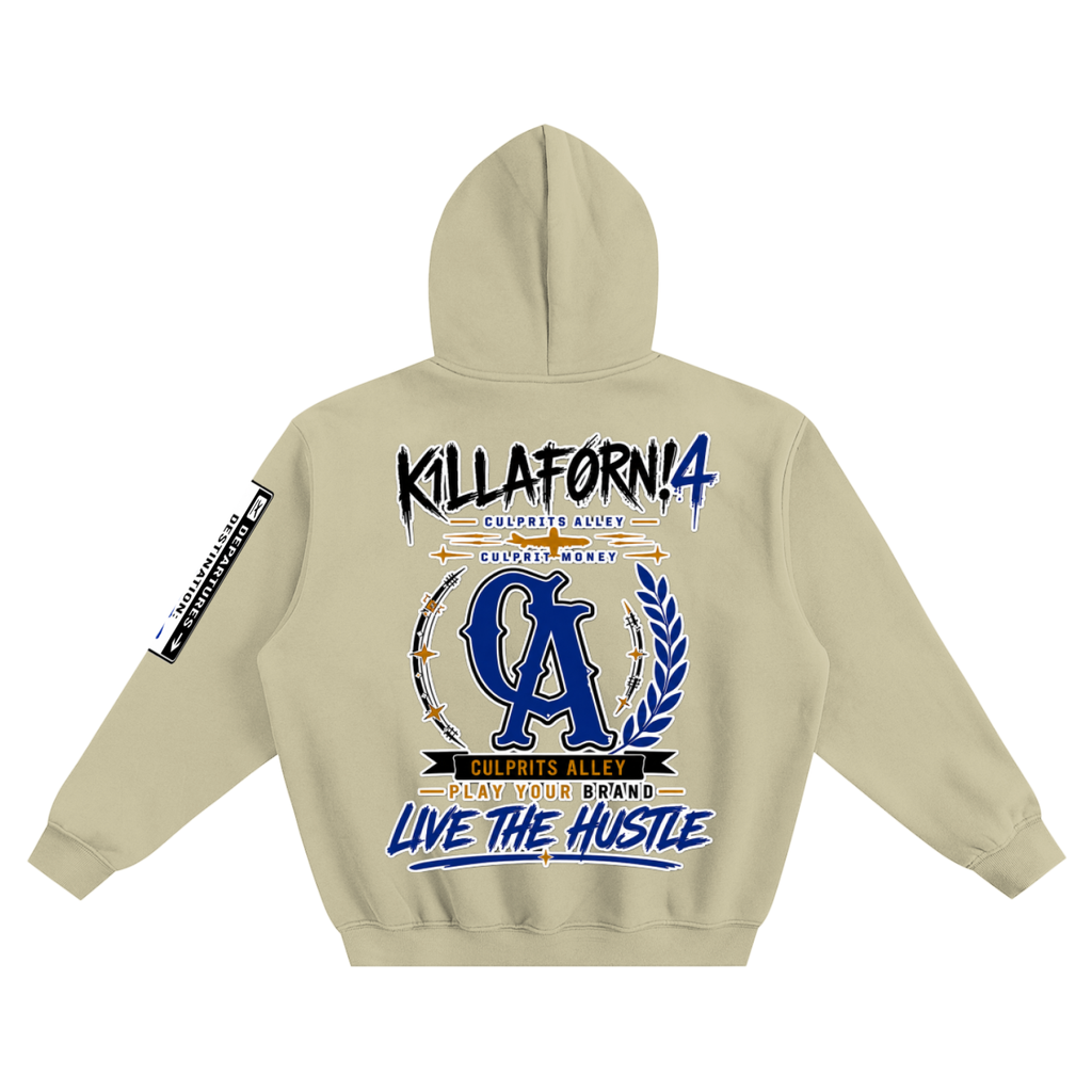 Fleeced Boxy Hoodie