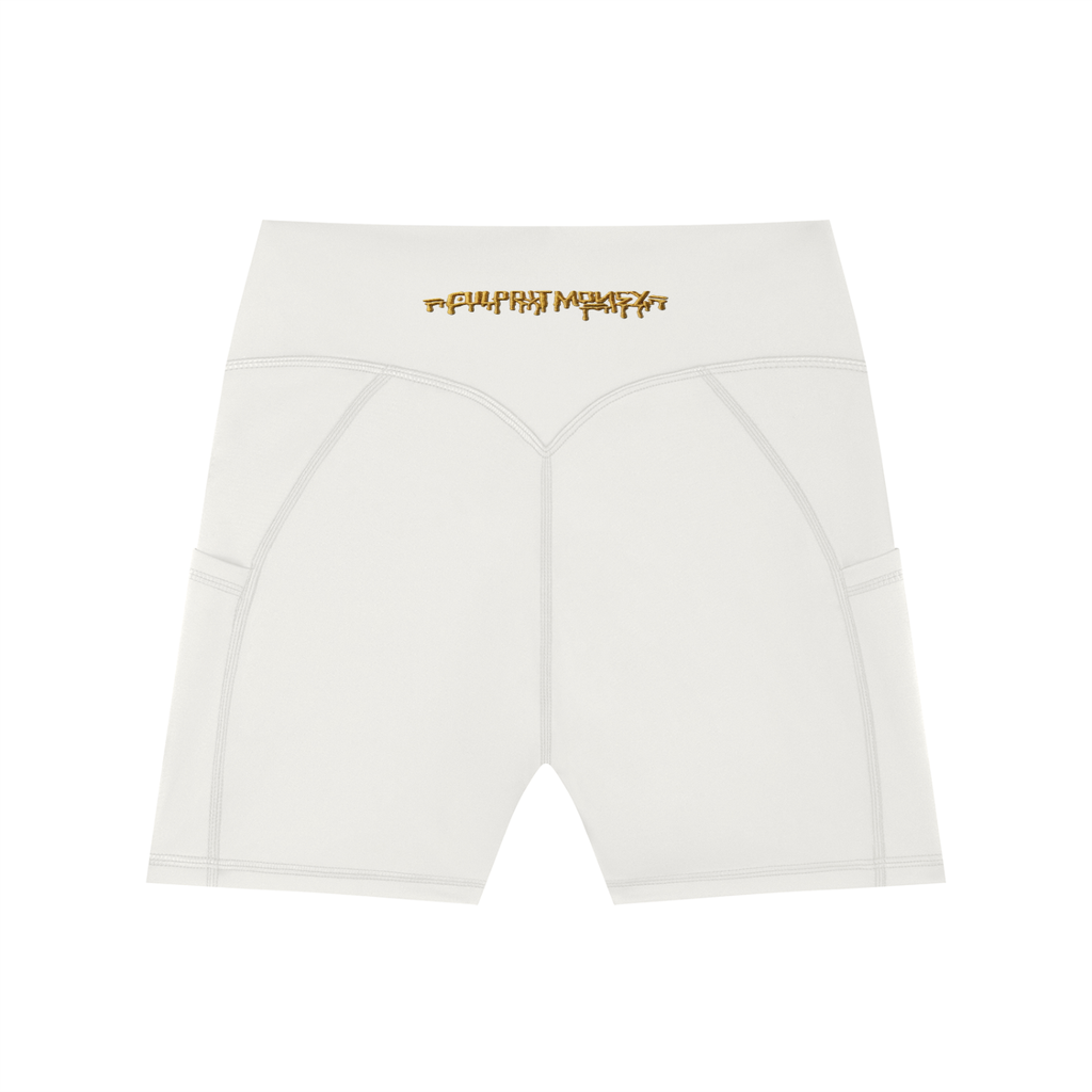 Women's High-Waisted Pocket Biker Shorts