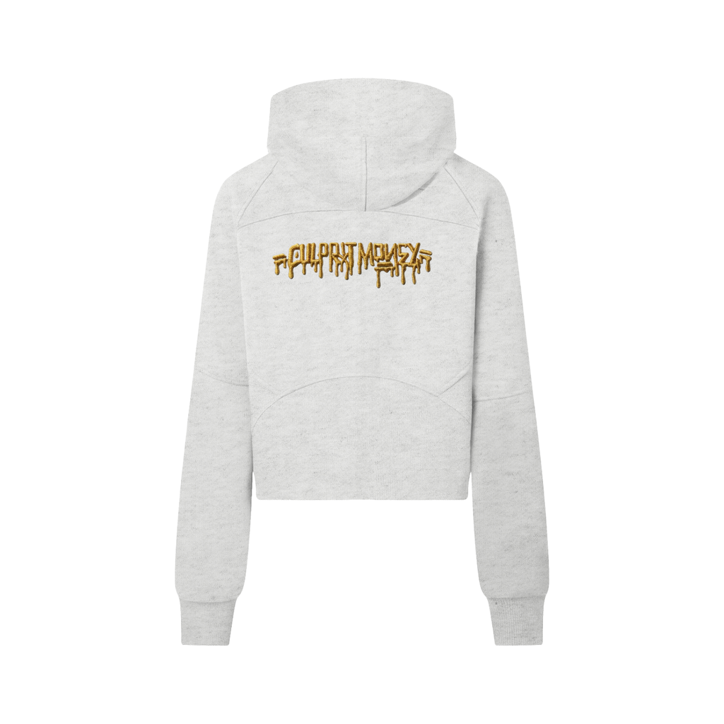 Cropped Half-Zip Hoodie